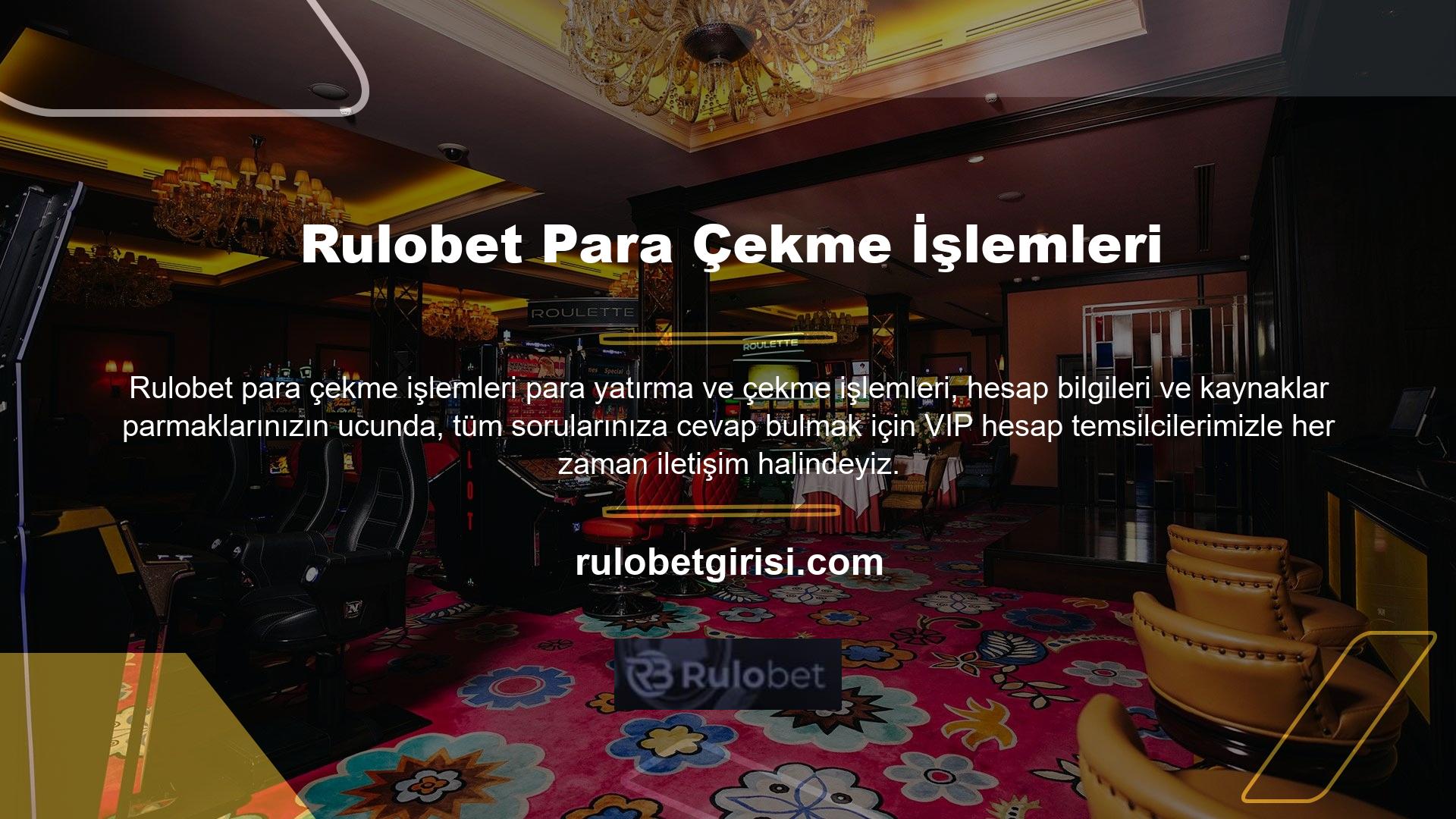 Rulobet sadece spor bahislerinde değil canlı casino, slot ve müşteri ilişkilerinde de kaliteli hizmet vermeye devam ederek güçlü konumunu sürdürmektedir