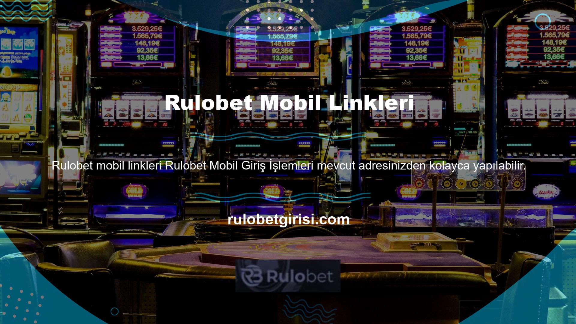 Akıllı telefonunuzdan veya tabletinizden Rulobet mobil ana sayfasına erişin ve mobil cihazınızdan siteye katılın