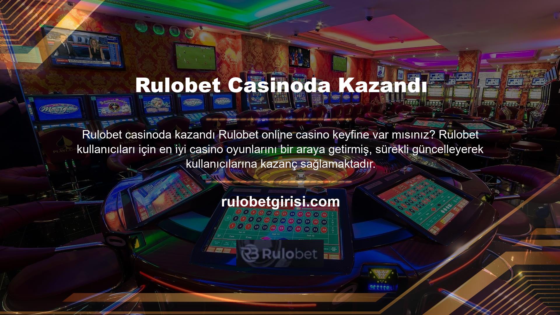 Bu, Rulobet canlı casino oyunlarında 1 numara yapar